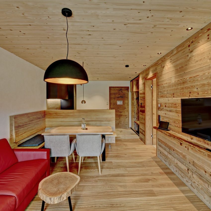 Chalet Falken Wohnzimmer