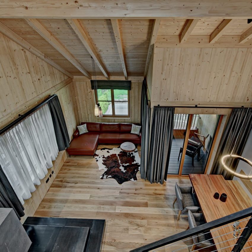 Chalet Hochgrat Blick von Galerie