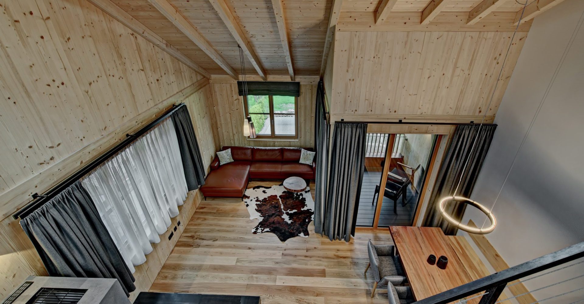 Chalet Hochgrat Blick von Galerie