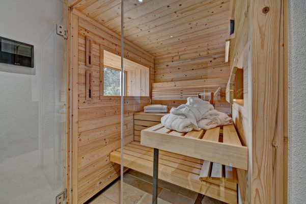Eigene Sauna in vielen Chalets