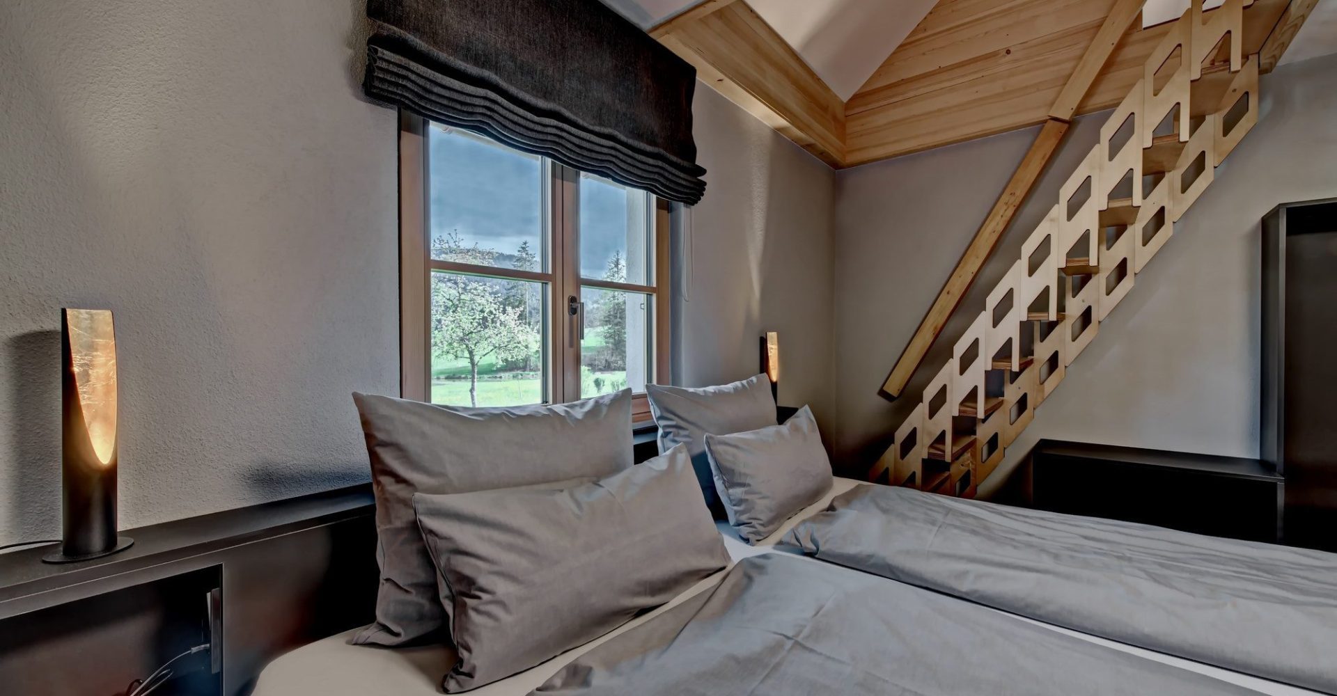 Chalet Seeblick Schlafzimmer 1