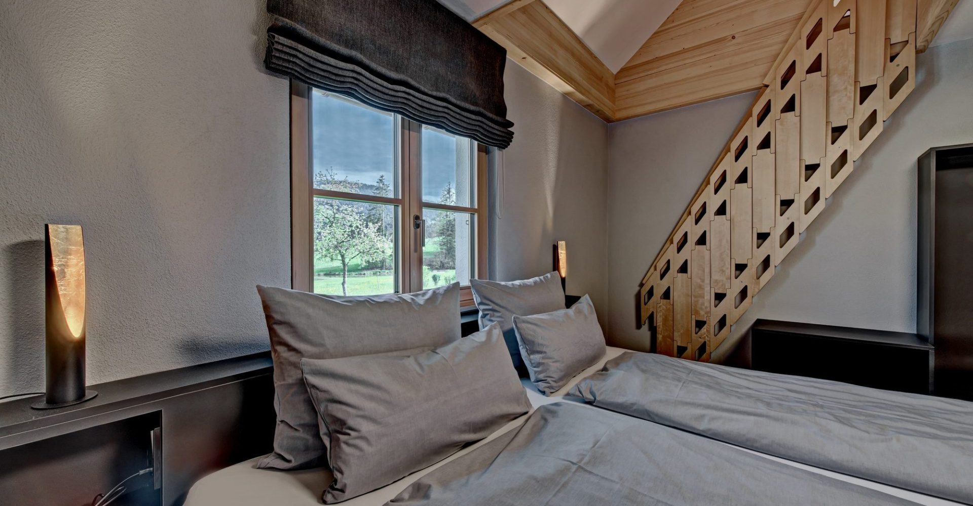 Chalet Seeblick Schlafzimmer 1