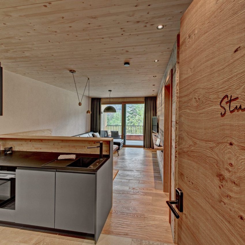 Chalet Stuiben Eingang