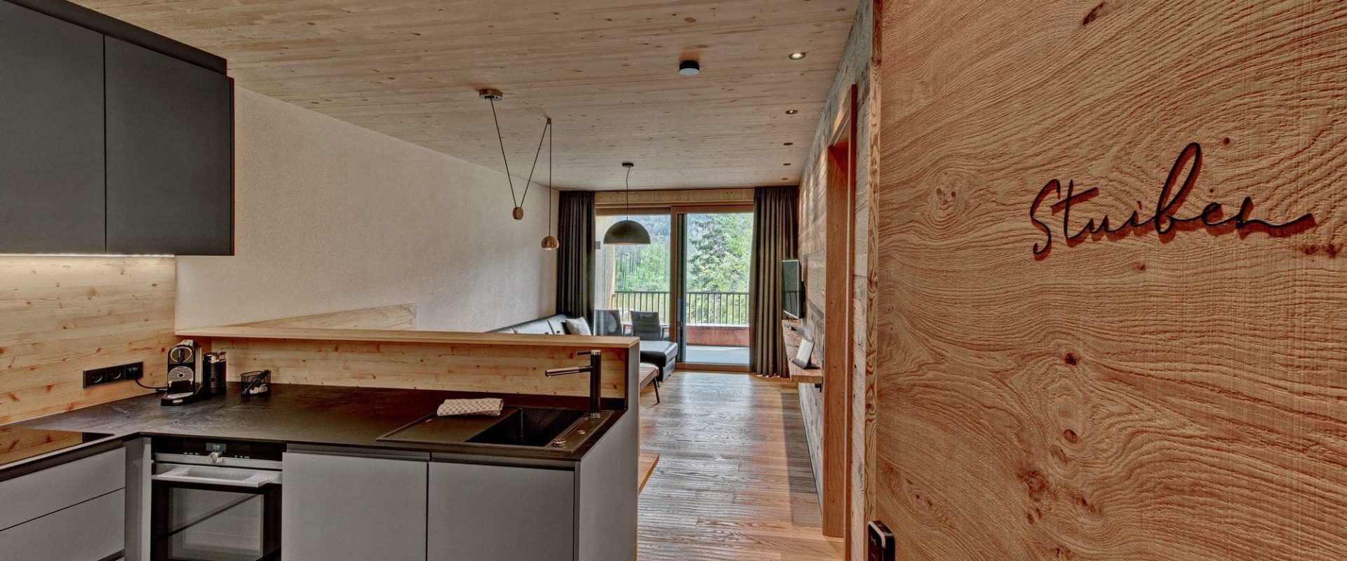 Chalet Stuiben Eingang